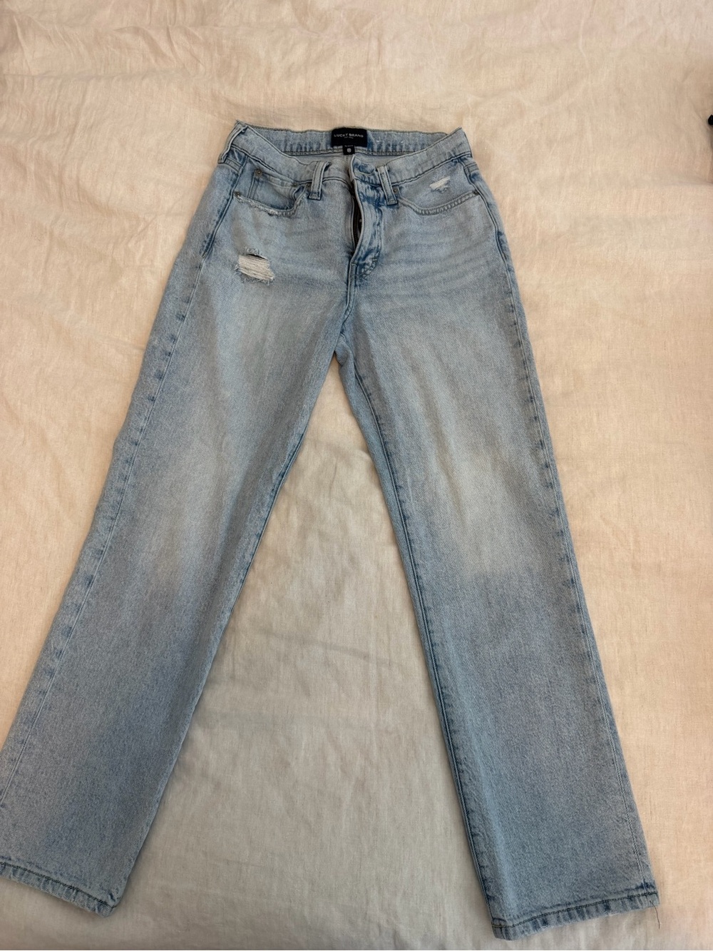 Lucky Brand Light Wash Straight Leg Jeans - Size 4/27R - Like New!